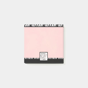 Ehlers-Danlos Syndrome Zebra Awareness Post-it Block