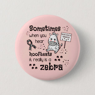 Ehlers-Danlos Syndrome Zebra-medvetande Knapp