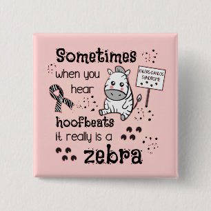 Ehlers-Danlos Syndrome Zebra-medvetande Knapp