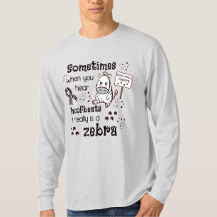 Ehlers-Danlos Syndrome Zebra-medvetande T Shirt