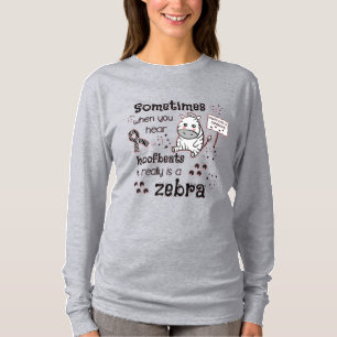 Ehlers-Danlos Syndrome Zebra-medvetande T Shirt