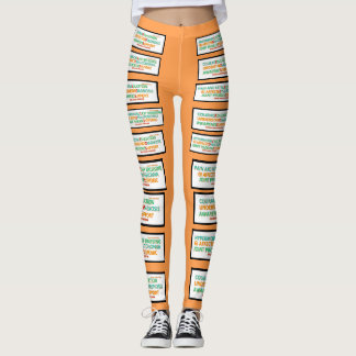 Ehlers Danlos tecken & inspirera orddamasker Leggings