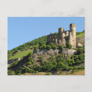 Ehrenfels Castle Ruins - Rhen - Tyskland Vykort