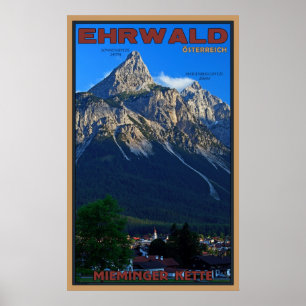 Ehrwald Österrike Poster