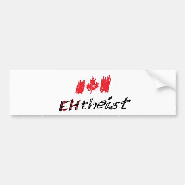 EHTheist (ateist) Bildekal (Framsidan)