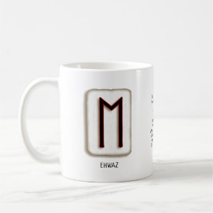 Ehwaz RuneStone Mugg