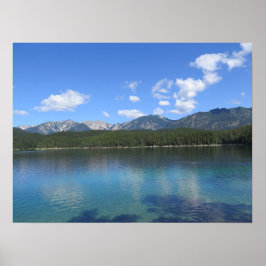 Eibsee Bavarian Alpernas Poster
