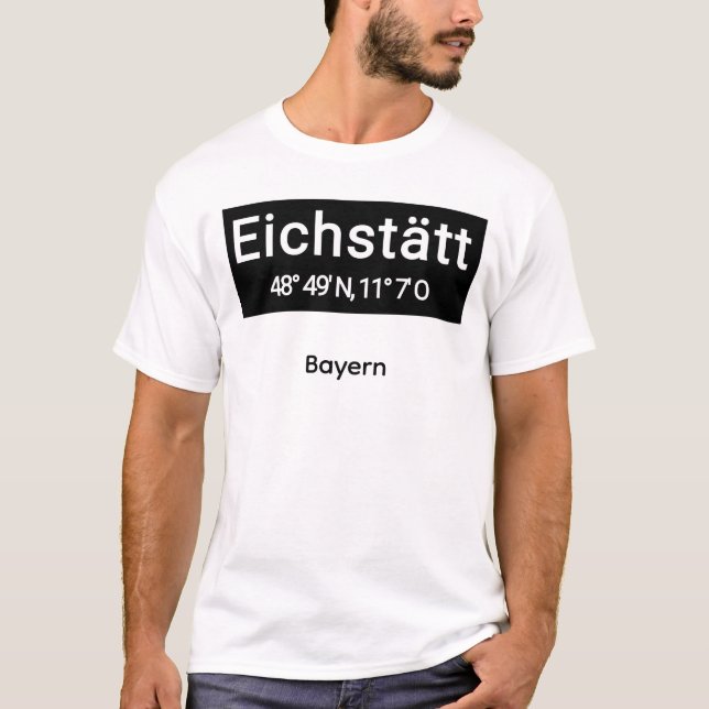 Eichstätt Bayern  T Shirt (Framsida)