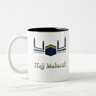 eid adha mubarak för alla muslimer i världen Två-Tonad mugg