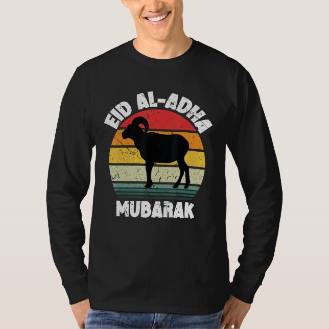 eid adha outfits eid mubarak för manar barn t shirt (Framsida)