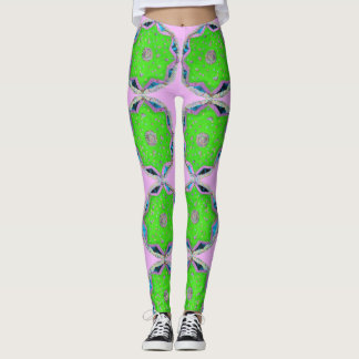 Eid al-Adha blommigt 8-spetsig stjärna Leggings