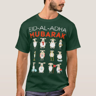 Eid Al Adha Eid Mubarak Happy Eid Day Muslim (1) T Shirt