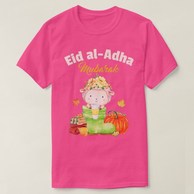 Eid Al Adha Eid Mubarak Lycklig Eid Day Muslim (38 T Shirt (Design framsida)