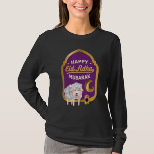 Eid Al Adha Eid Mubarak Lycklig Eid Day Muslim 4 T Shirt