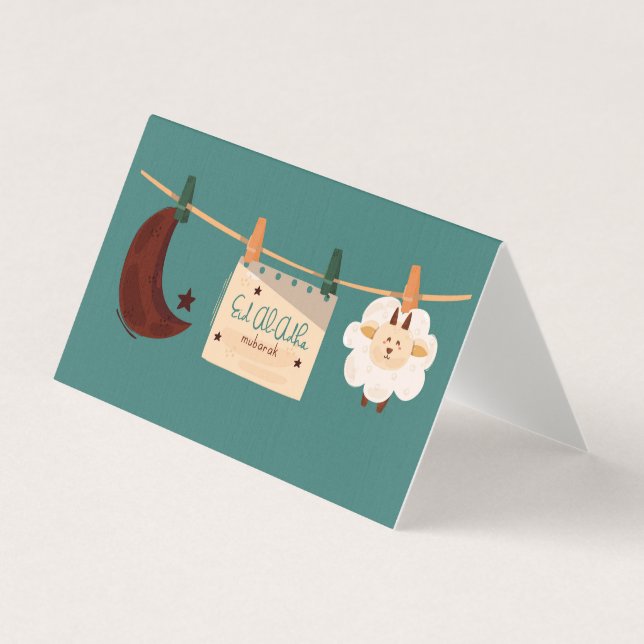 EID AL ADHA HÄLSNING KORT (Framsida)