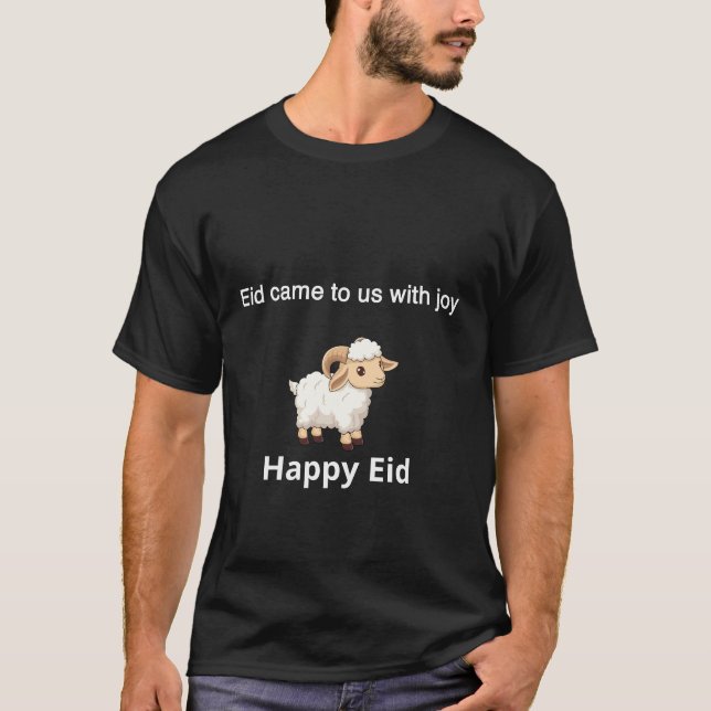 Eid Al-Adha i Rosa - A Cheerful Artistic Touch T Shirt (Framsida)