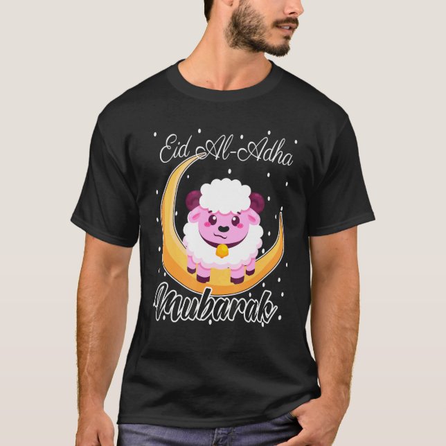 Eid Al Adha Mubarak Coola Islamic Lycklig Eid Al A T Shirt (Framsida)