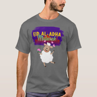 Eid Al Adha Mubarak Kareem Funny Lycklig Eid Adha  T Shirt