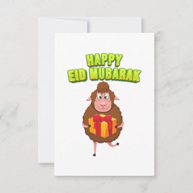 Eid Al Adha Mubarak Kort (Framsida)