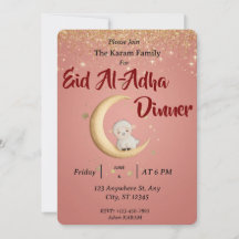 Eid Al Adha Mubarak Rosa Modern