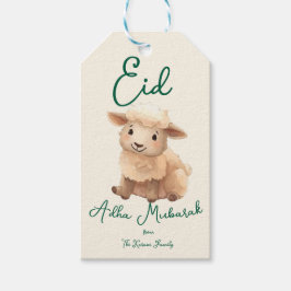 Eid Al Adha Personalized Eid Mubarak Muslim Gift  Presentetikett