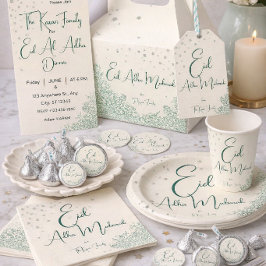 Eid Al Adha Sage Green Middag  Inbjudningar