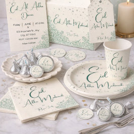 Eid Al Adha Sage Grön Middag  Pappersservett
