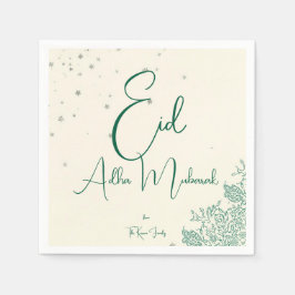 Eid Al Adha Sagggrön Middag Pappersservett
