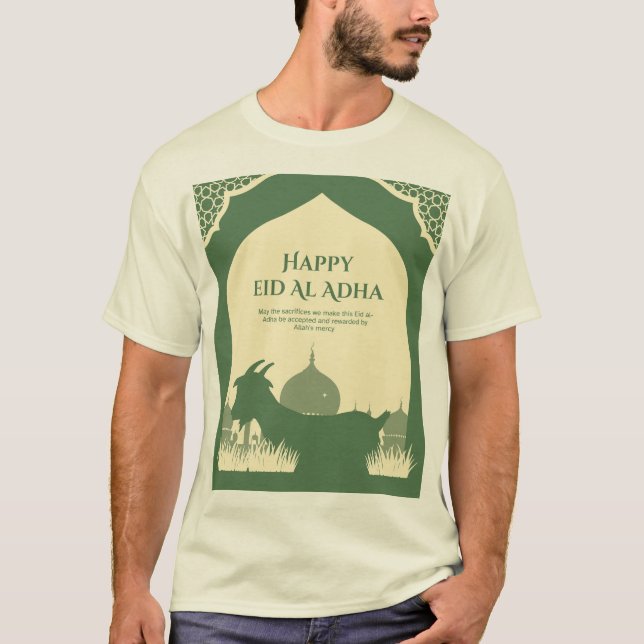 Eid al Adha Telefonfodral 🌙✨ Elegant Islamsk Desi T Shirt (Framsida)