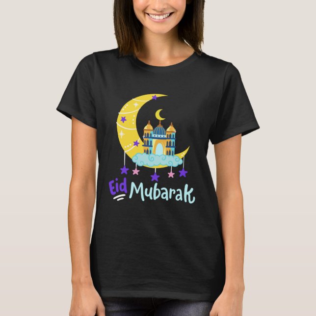 Eid Al Fitr Mubarak Kareem Ramadan Karim Fasting M T Shirt (Framsida)