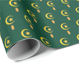 Eid al Fitr Mubarak Ramadan Kareem Måne Star Presentpapper