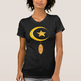 Eid al Fitr Mubarak Ramadan Kareem Måne Star T Shirt