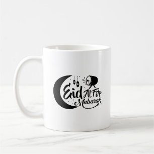 Eid Al-Fitr Mubarak Typography Mugg