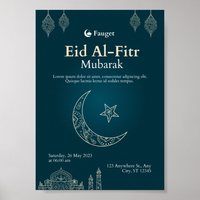 Eid Al-Fitr Poster (Framsidan)