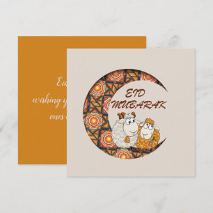 eid aladha mubarak 2025 julkort