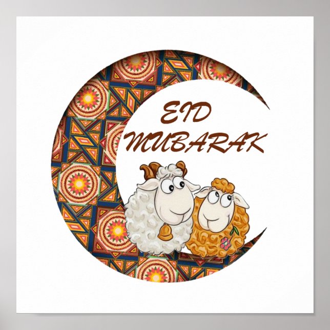 eid aladha mubarak 2025 poster (Framsidan)