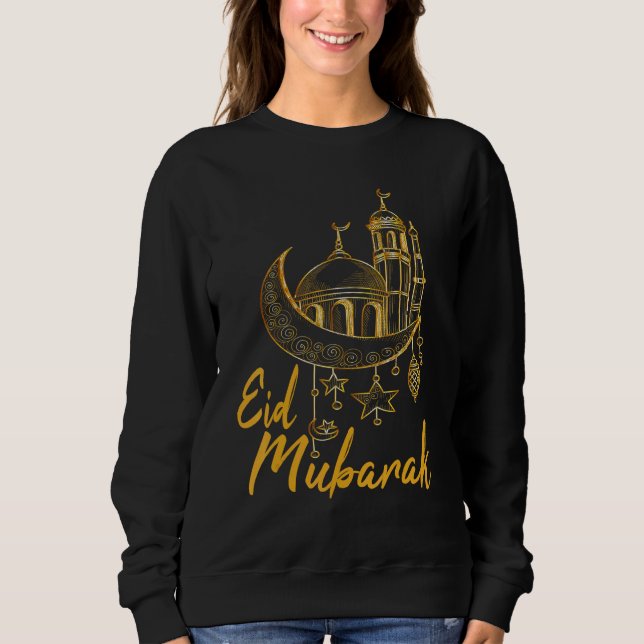 Eid Alfitr Mubarak Eid Mubarak Ramadan Mubarak Kar T Shirt (Framsida)