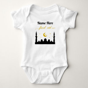 Eid-anpassat namn Baby-bokostydräkt T Shirt