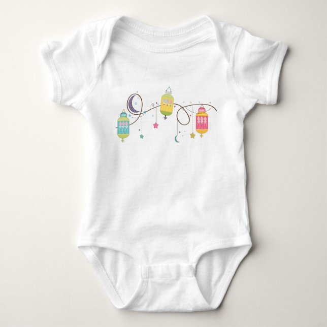 Eid Baby Bodysuit T Shirt (Framsida)