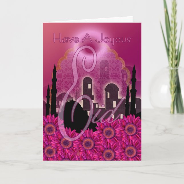 Eid Card, Lycklig och joyous Eid, Helgkort (Framsida)