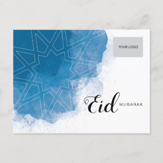 Eid Corporate Postcard - blått Inbjudan Vykort