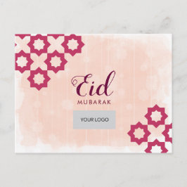 Eid Corporate Postcard - Rött Inbjudan Vykort