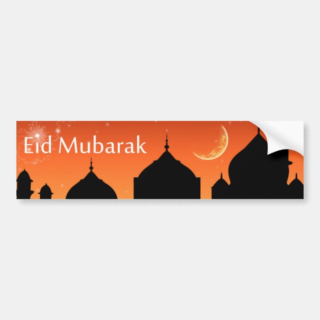 Eid Evening Himlar - Bumper Sticker Bildekal (Framsidan)