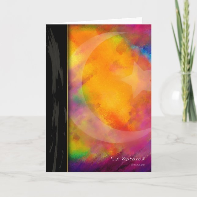 Eid färger helgkort (Framsida)