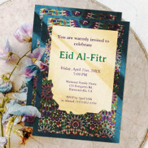 Eid Firande ornamental Blue Eid Party Eid