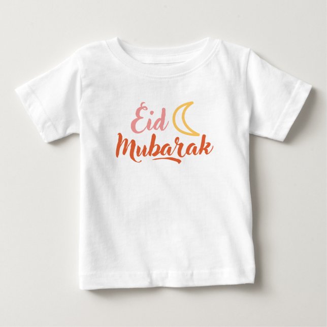 Eid Fitr Adha Mubarak Islamic T Shirt (Framsida)