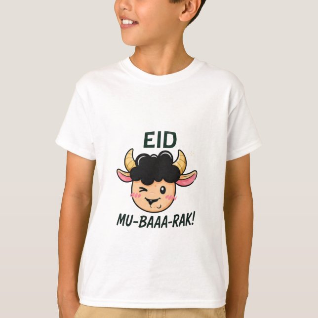 Eid Get Cartoontryck T Shirt (Framsida)
