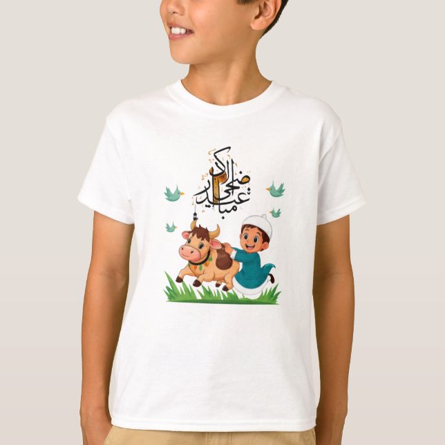 Eid Get Cartoontryck T Shirt (Framsida)