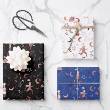 Eid Gift Wrapping Papprare Lakan, 19 x 29 tum, upp