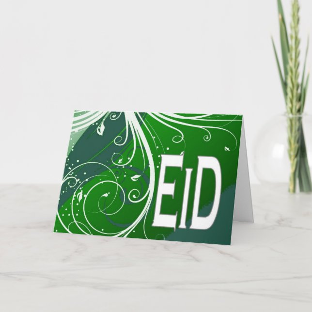 Eid gratulationskort helgkort (Framsida)